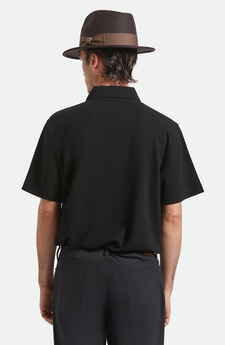 Brixton Roma Wool Felt Fedora, Alternate, color, Chocolate/ Bronze