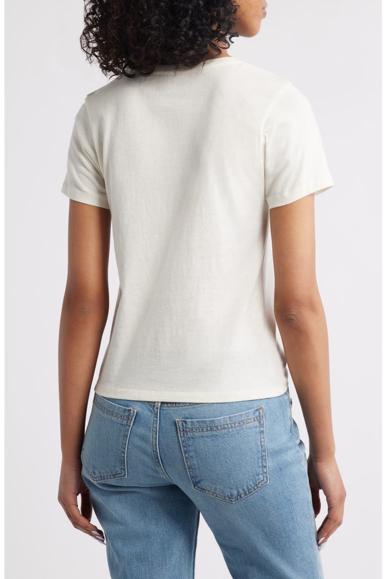 NYC Bows Cotton Graphic T-Shirt, Alternate, color, MARSHMALLOW