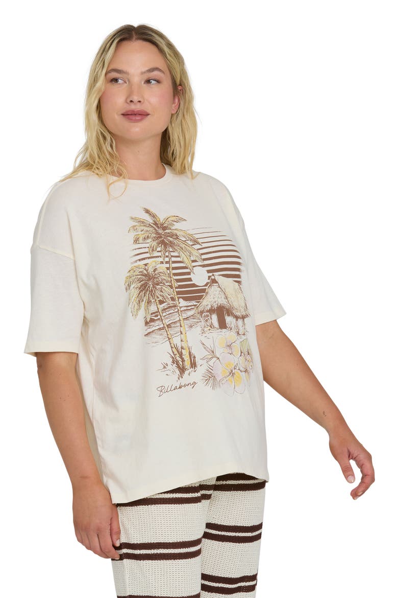 Will Find Me Here Oversize Cotton Graphic T-Shirt, Alternate, color, WHITE CAP
