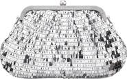 Nina June Sequin Frame Clutch