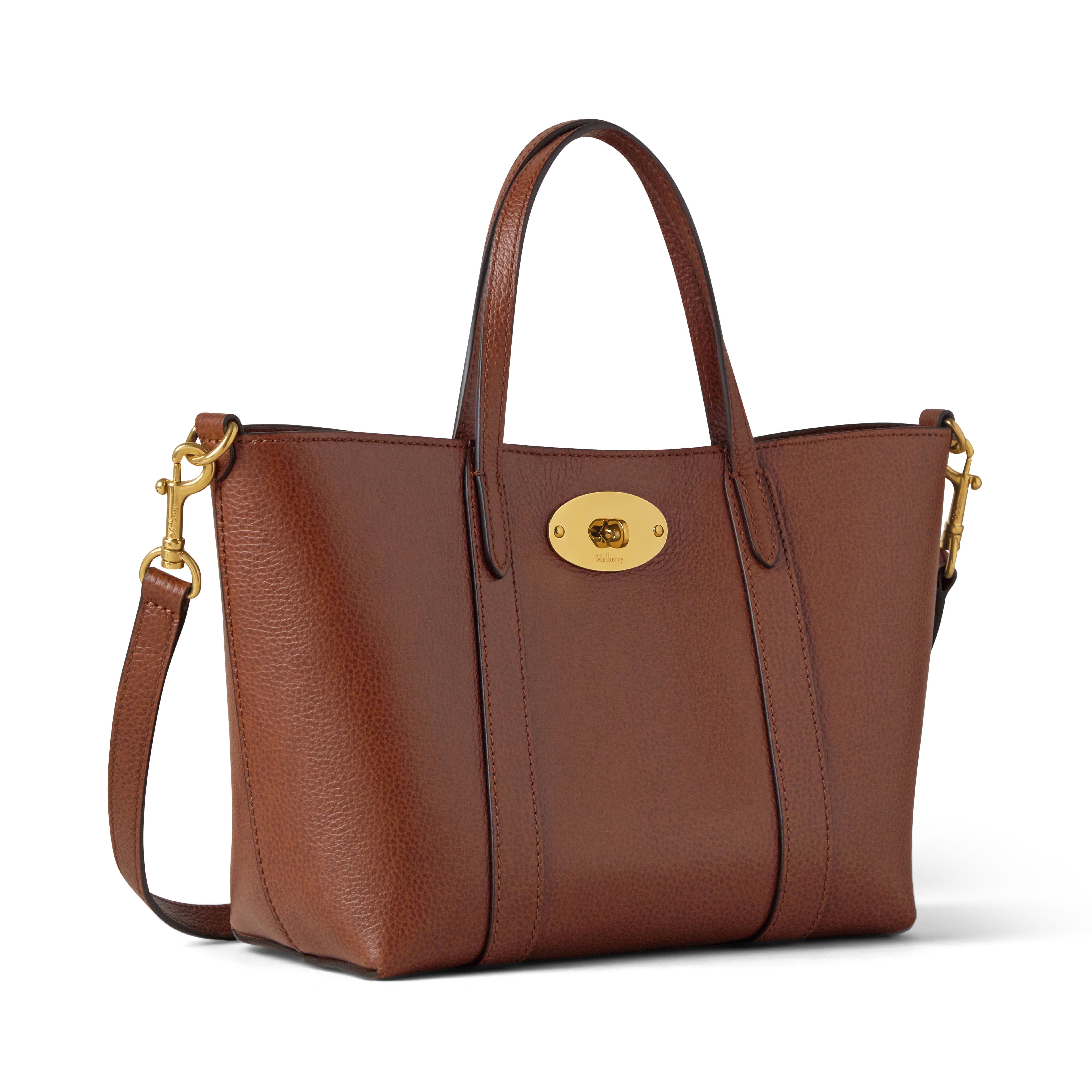 Mulberry Mini Bayswater Tote, Alternate, color, Oak