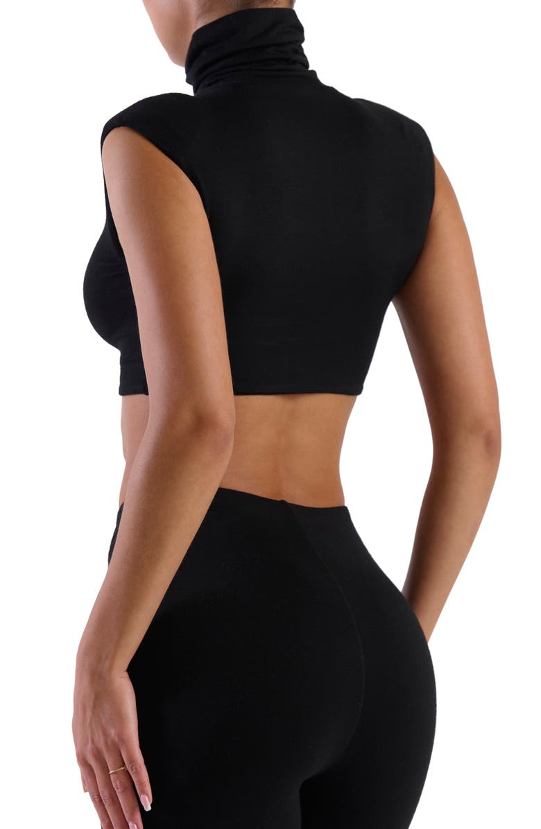 Naked Wardrobe Turtleneck Crop Tank, Alternate, color, 