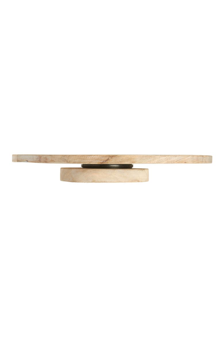 Acacia Wood Lazy Susan, Alternate, color, BLONDE