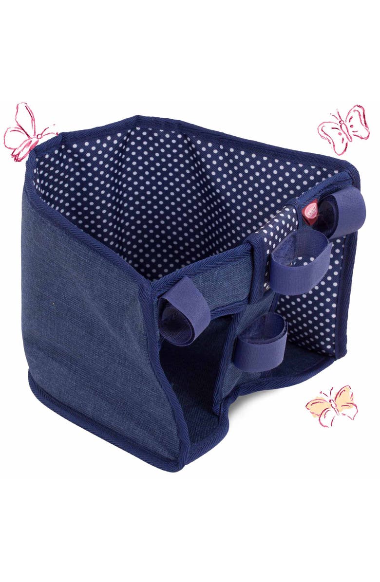 Gotz Bike Seat Blue Clouds For Dolls, Alternate, color,