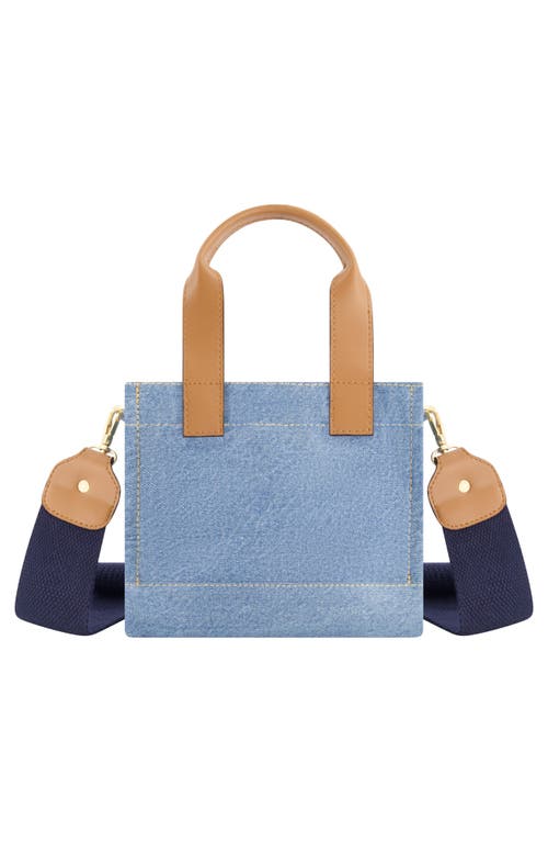 Uspa Accessories Small Denim Tote In Denim