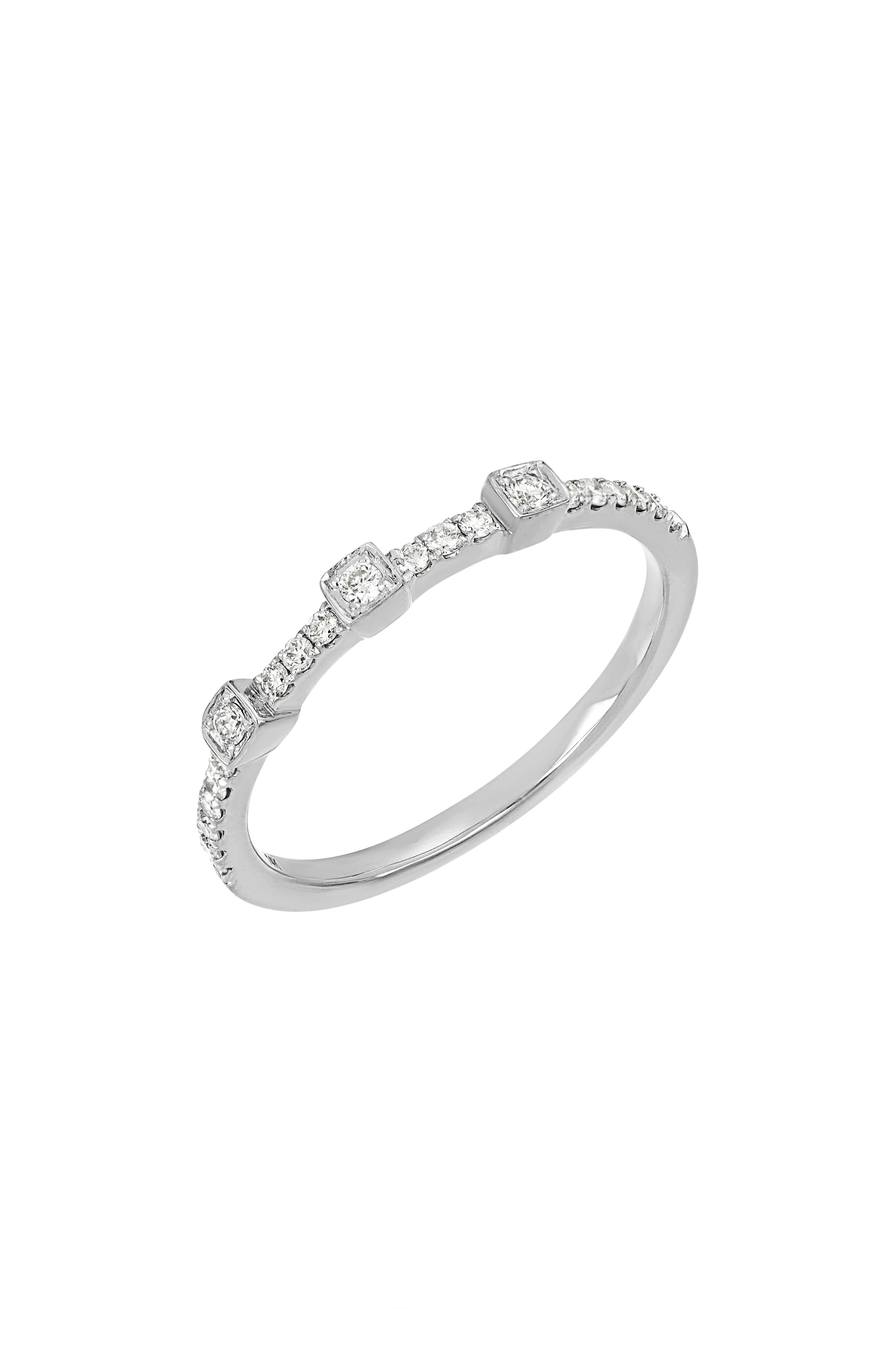 Carrière Jewelry Geo Diamond Band Ring - 0.20ct.
