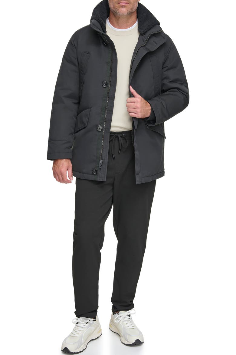 Wittstock Waxed Insulated Jacket, Alternate, color, BLACK