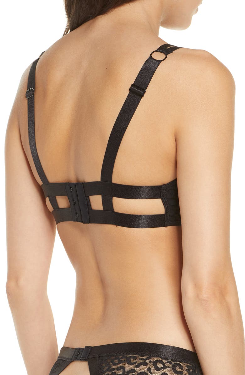 Ann Summers The Wild One Underwire Peep Bra, Alternate, color,