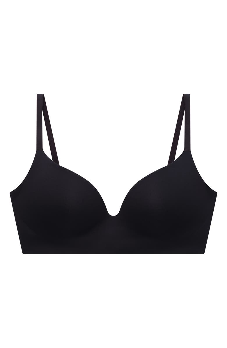 ThirdLove Zero Edge<sup>™</sup> Wireless Push-Up Bra, Alternate, color, Black