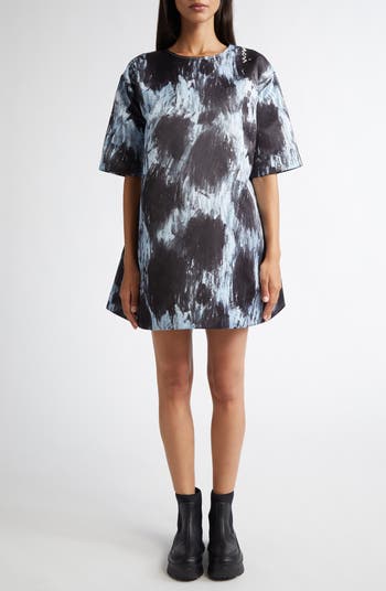 AKRIS PUNTO Small 4 Silk outlets Shift Dress Abstract Print