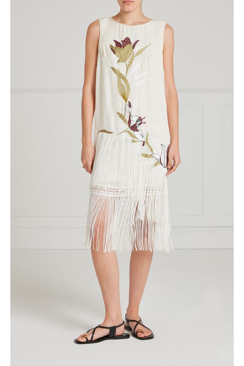 Madeline Mini Dress, Main, color, Ivory