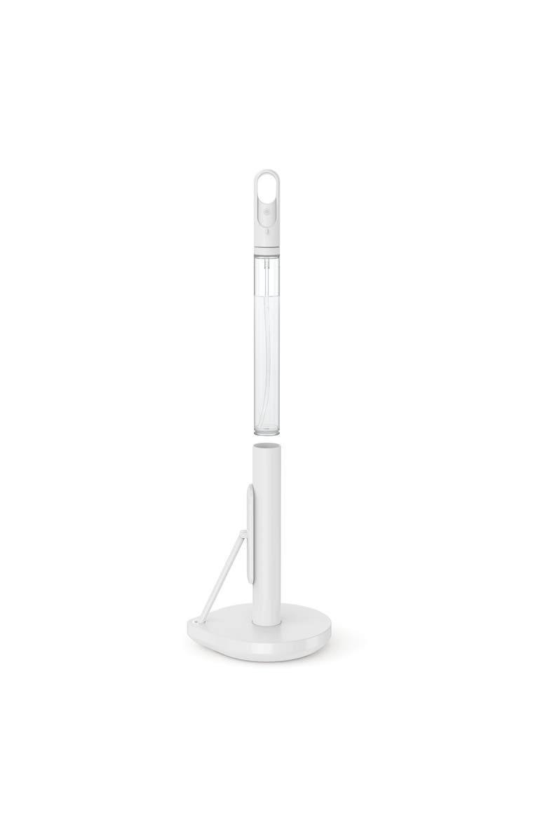 simplehuman paper towel holder with spray, Alternate, color, White