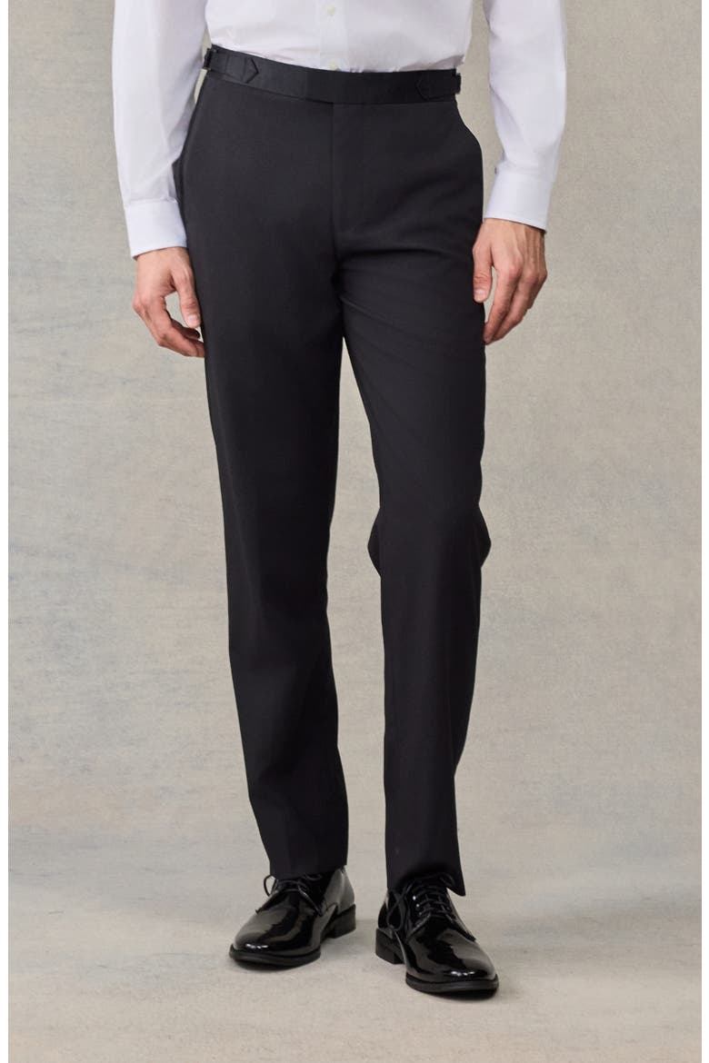 Essential Slim Tuxedo Pants, Main, color, Black