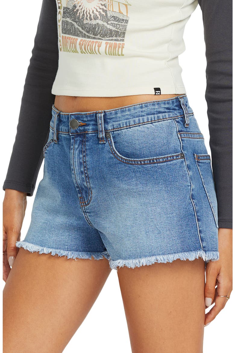 Drifter Cutoff Denim Shorts, Alternate, color, MEDIUM SURF SPRAY