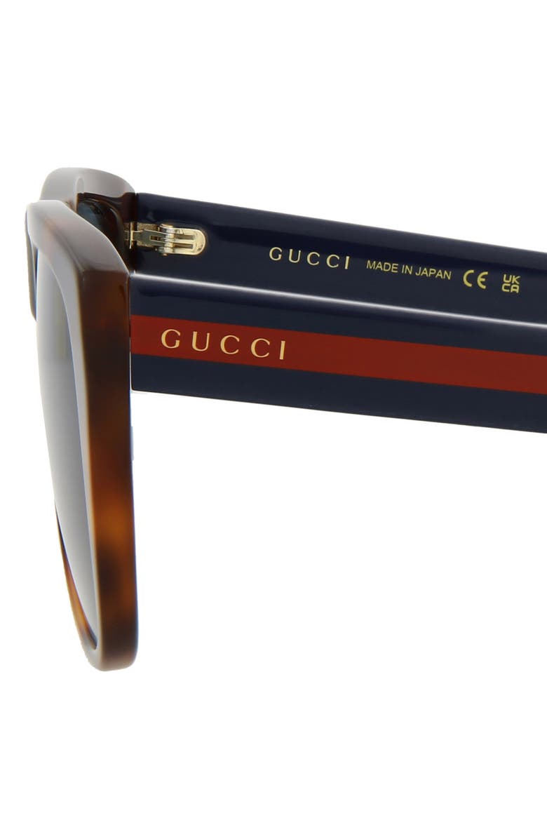 Gucci 57mm Square Sunglasses, Alternate, color, 