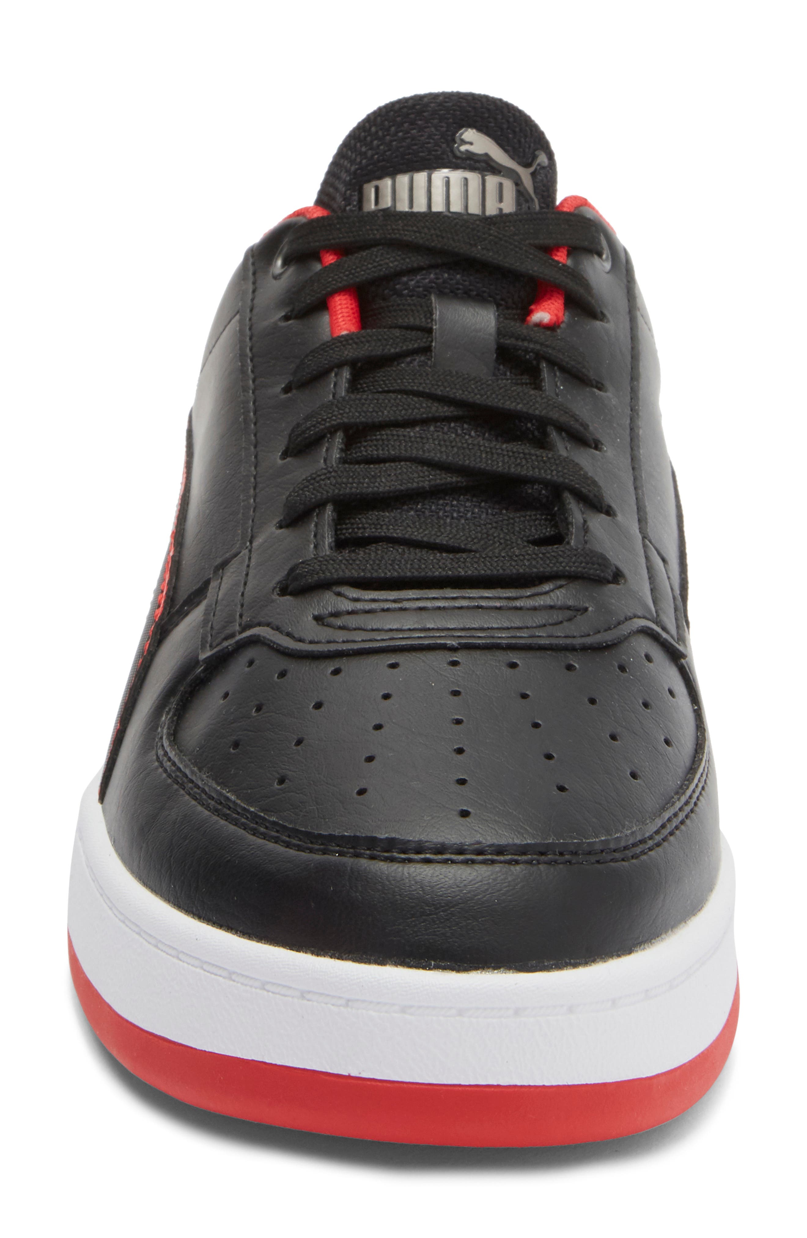 PUMA x Scuderia Ferrari Caven 2.0 Sneaker, Alternate, color, Puma Black/ Rosso Corsa