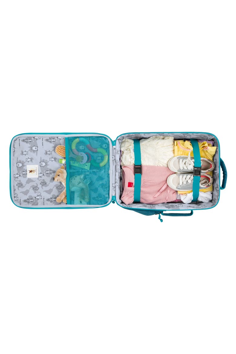 About Friends 18-Inch Rolling Suitcase, Alternate, color, MELANGE BLUE