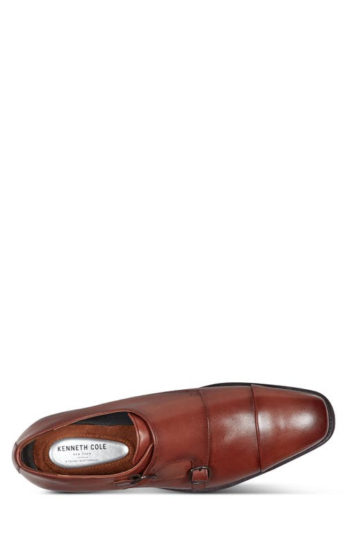 Kenneth Cole New York Charles Double Monk Strap Shoe In Brown