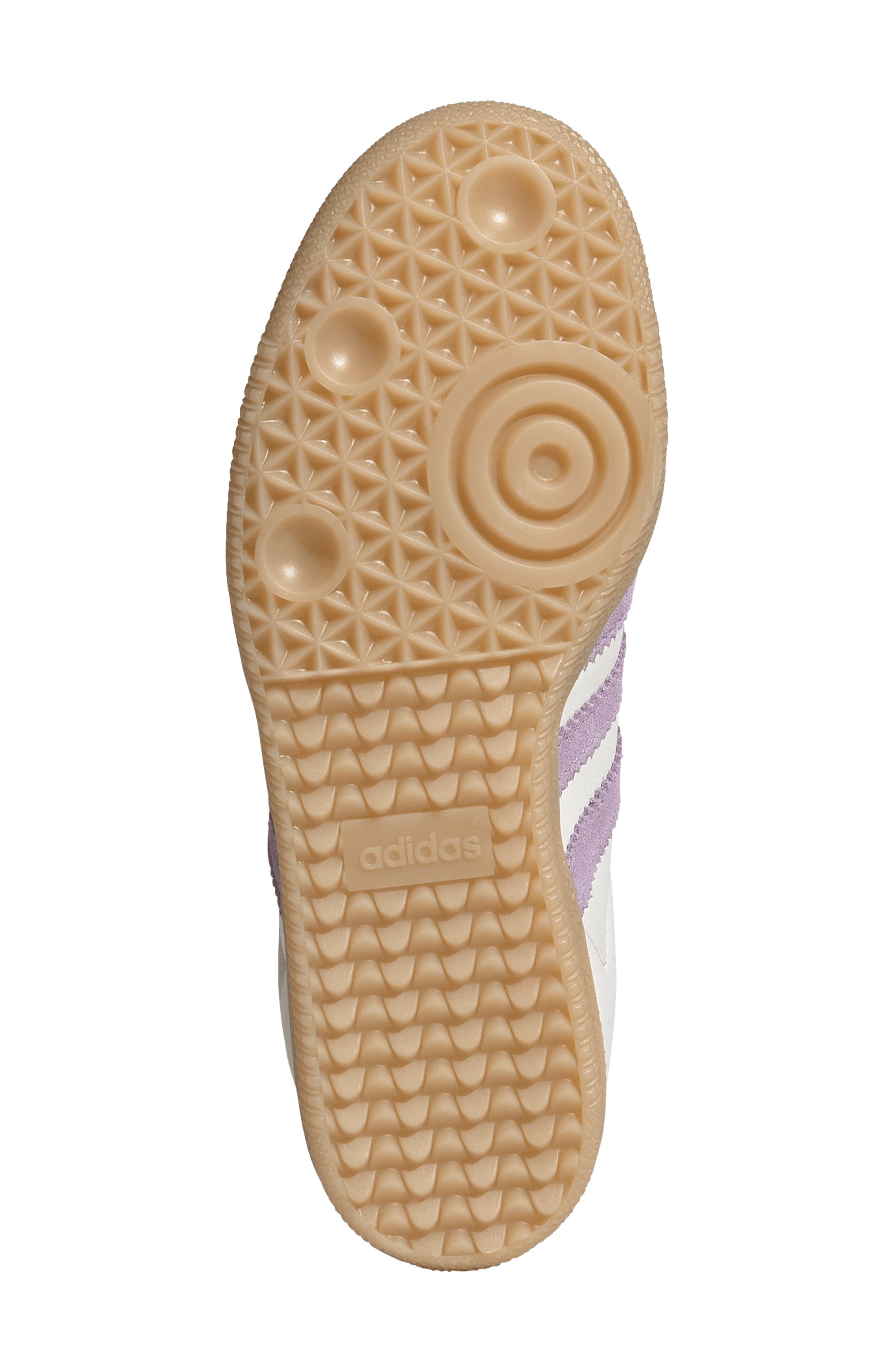 Kids' Samba OG Sneaker, Alternate, color, CLOUD WHITE/ PLUM/ GUM 3
