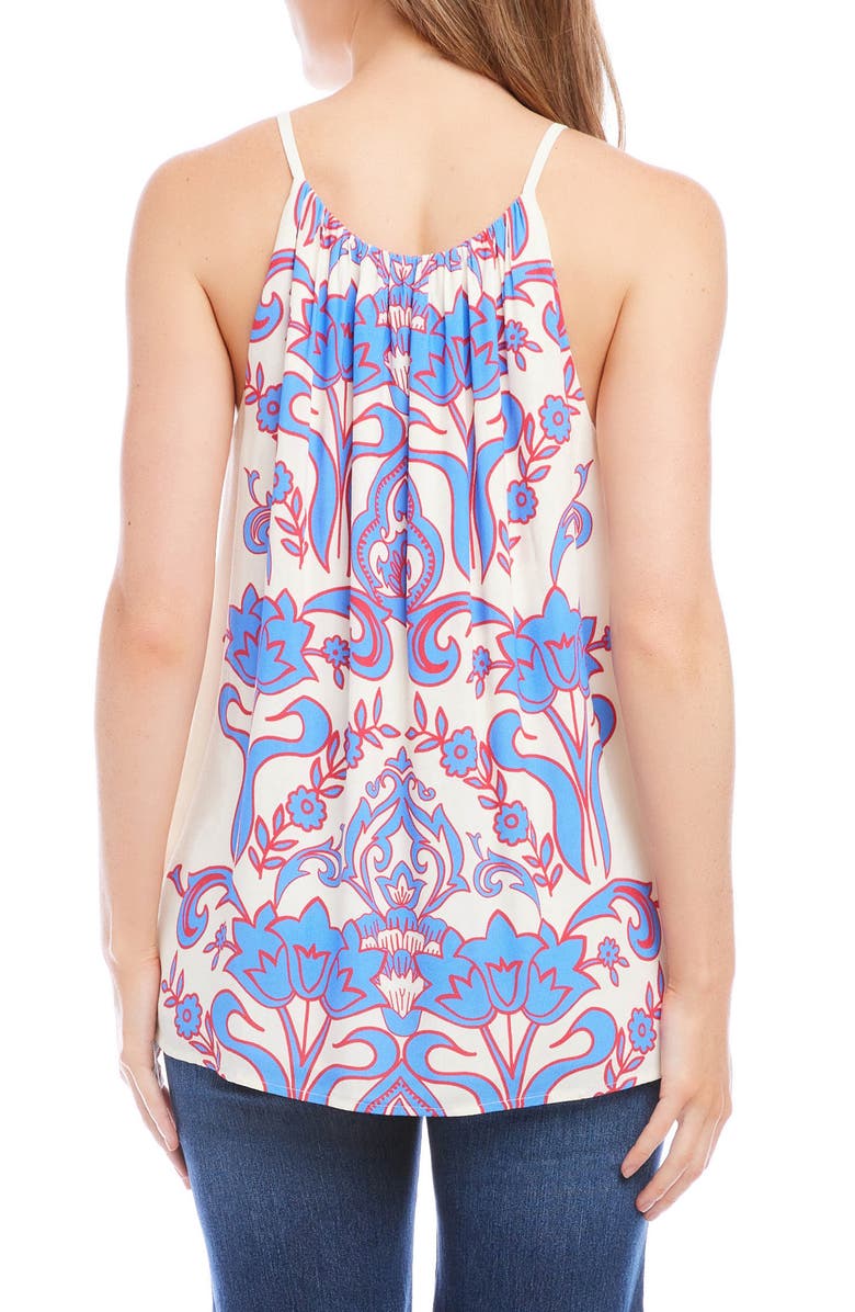 Karen Kane Medallion Print Crepe Camisole, Alternate, color, 