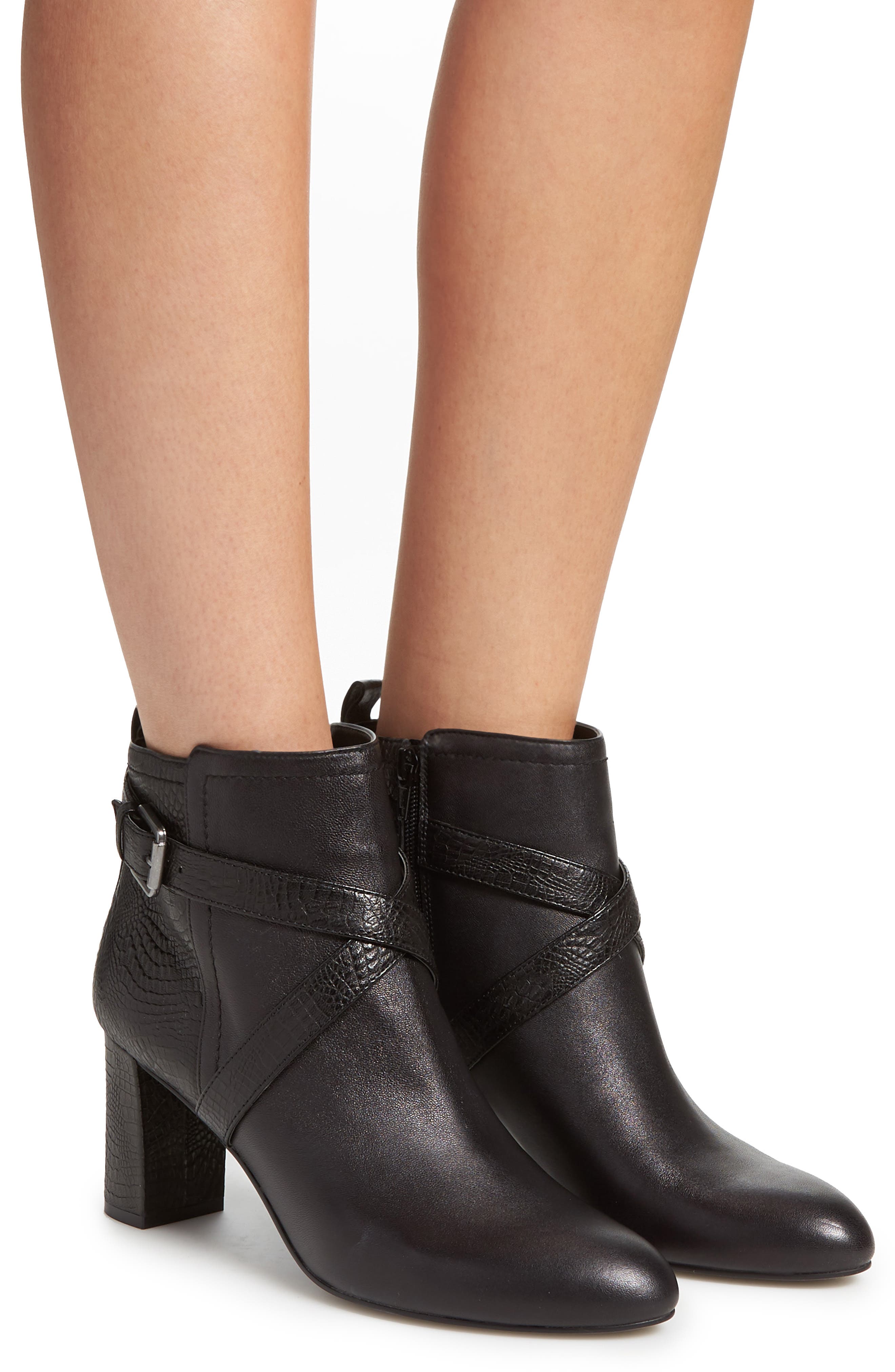 David Tate Inspire Snake Embossed Bootie - Multiple Widths Available, Alternate, color, 