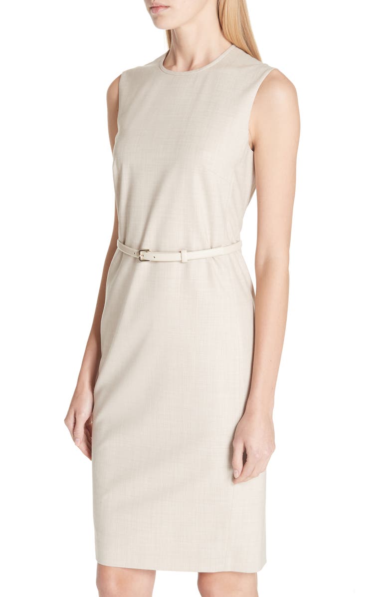 Max Mara Petra Stretch Wool Dress, Alternate, color, 