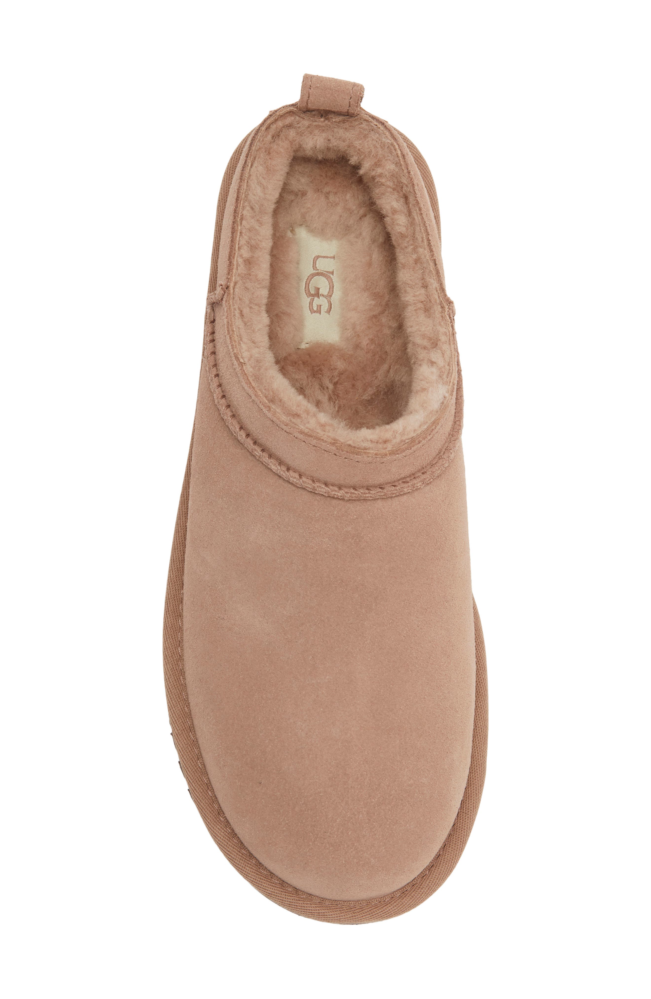 Classic Micro Genuine Shearling Lined Slip-On, Alternate, color, ROCKY OAK