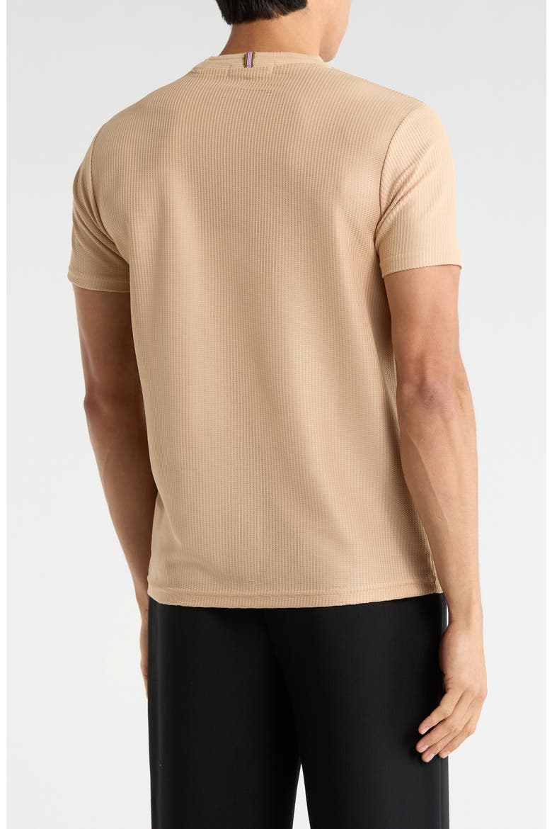 Textured Crew T-Shirt, Alternate, color, BEIGE