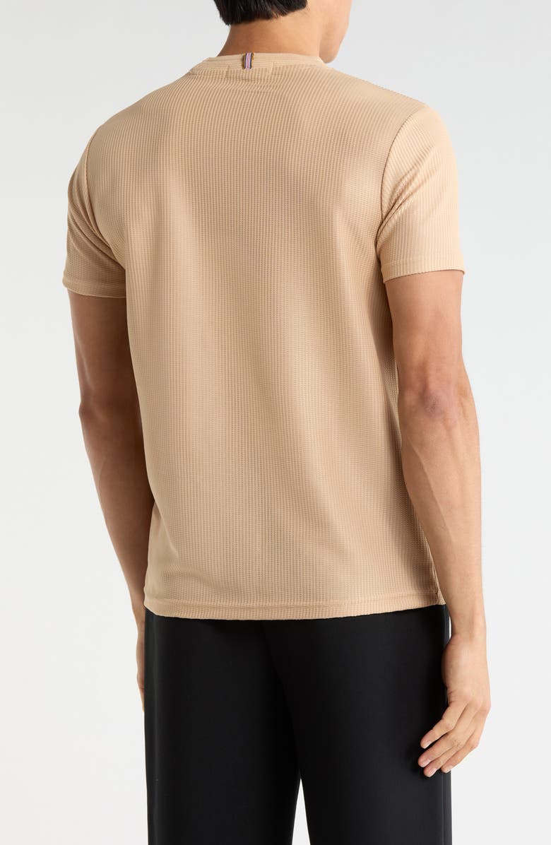 T.R. PREMIUM Textured Crew T-Shirt, Alternate, color, Beige