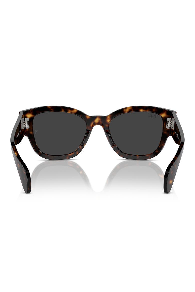 Jorge 52mm Polarized Square Sunglasses, Alternate, color, HAVANA