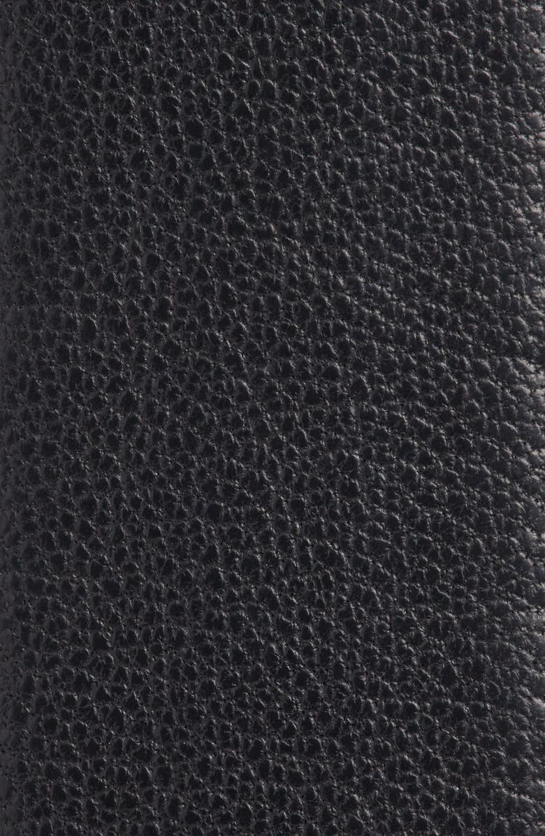 Raina Milo Leather Belt, Alternate, color, Black/ Gold