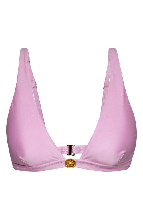 L Agence Lexie Bikini Top In Light Violet