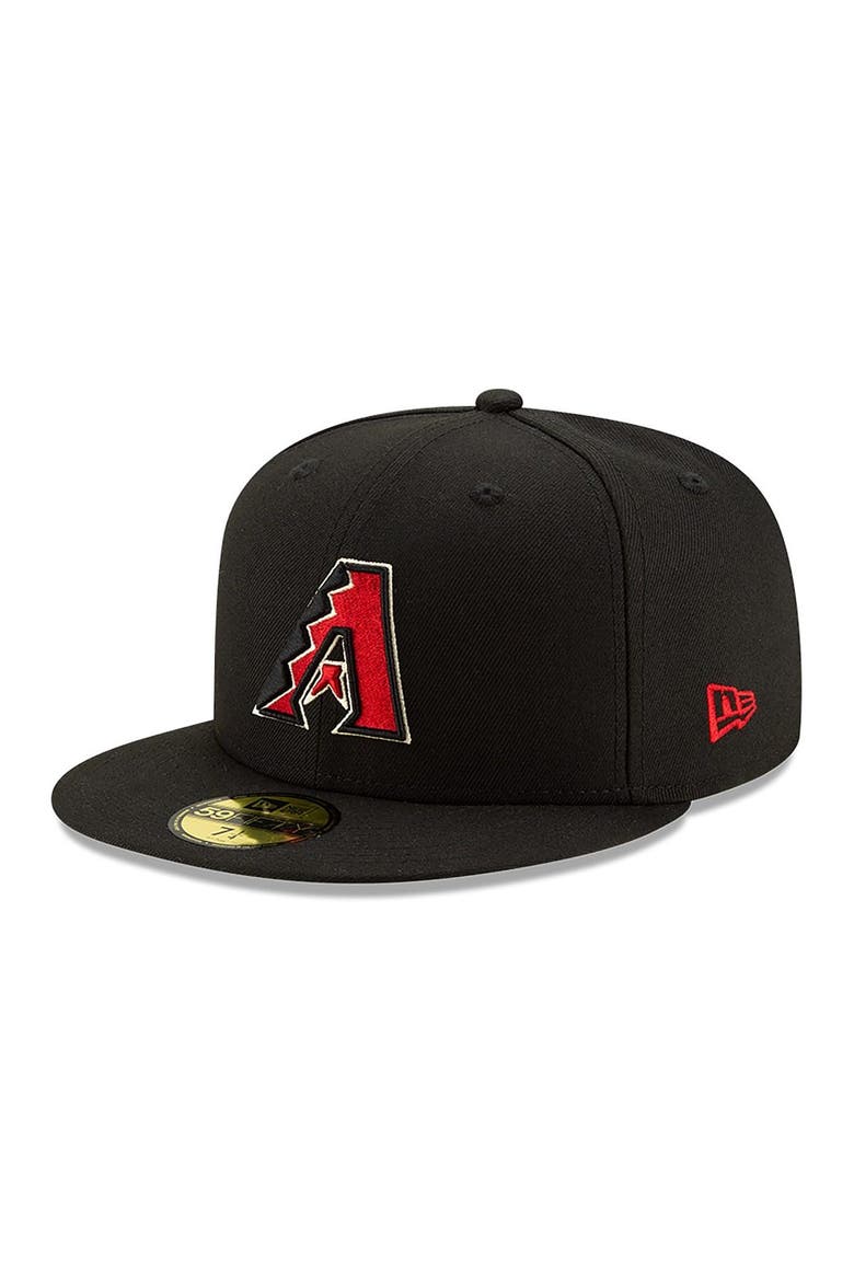 Men's New Era  Black Arizona Diamondbacks 25th Anniversary  59FIFTY Fitted Hat, Alternate, color, Black