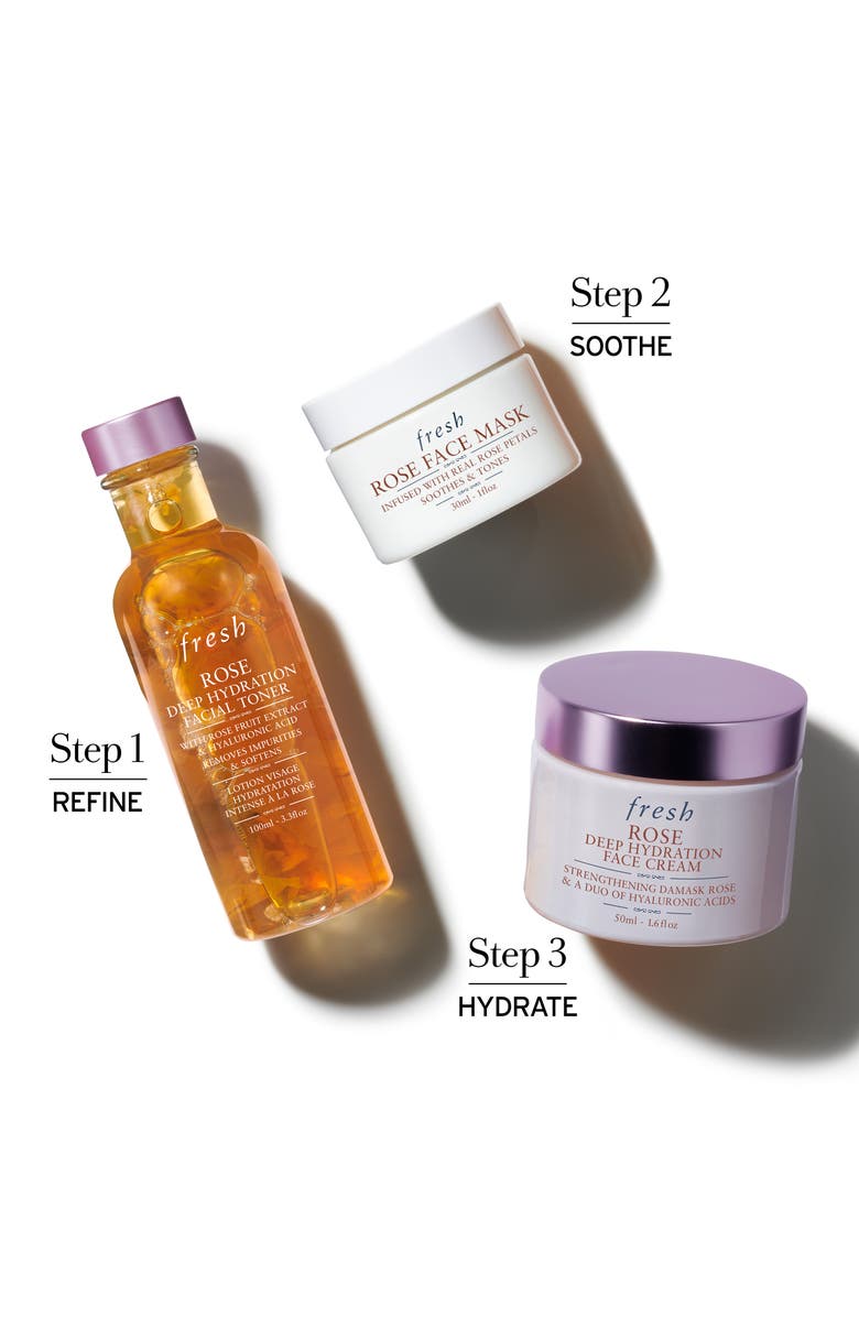 Fresh<sup>®</sup> Rose Deep Hydration Skin Care Gift Set USD $96 Value, Alternate, color,