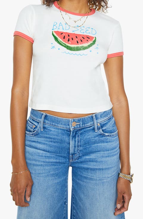 The Itty Bitty Cotton Graphic Baby Tee