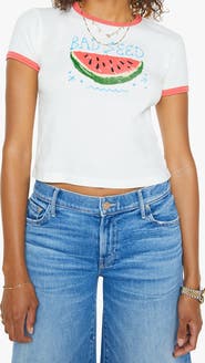 MOTHER The Itty Bitty Cotton Graphic Baby Tee