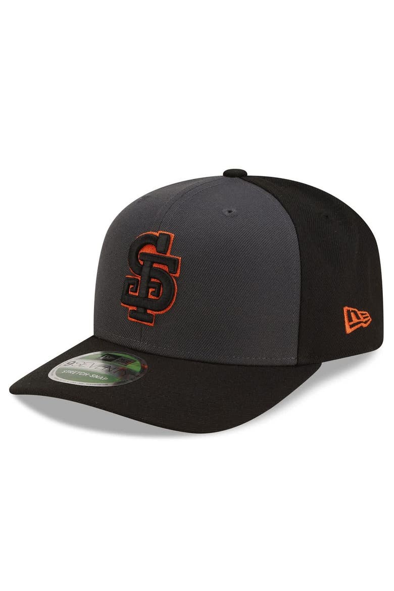 Men's New Era  Gray/Black San Francisco Giants Player Replica Alternate 9SEVENTY Adjustable Hat, Main, color, Gray