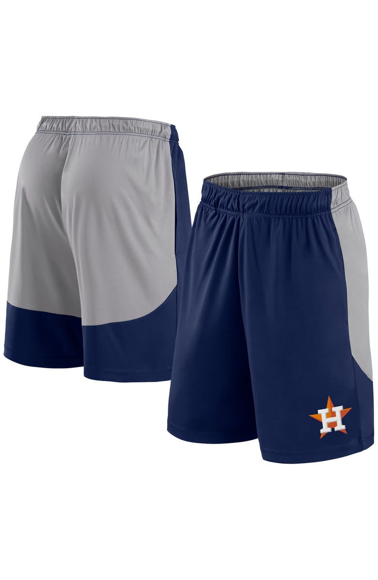 FANATICS Men's Fanatics Navy/Gray Houston Astros Go Hard Shorts, Main, color, 