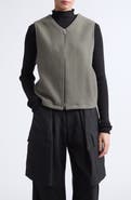 RIER Wool Fleece Zip Vest