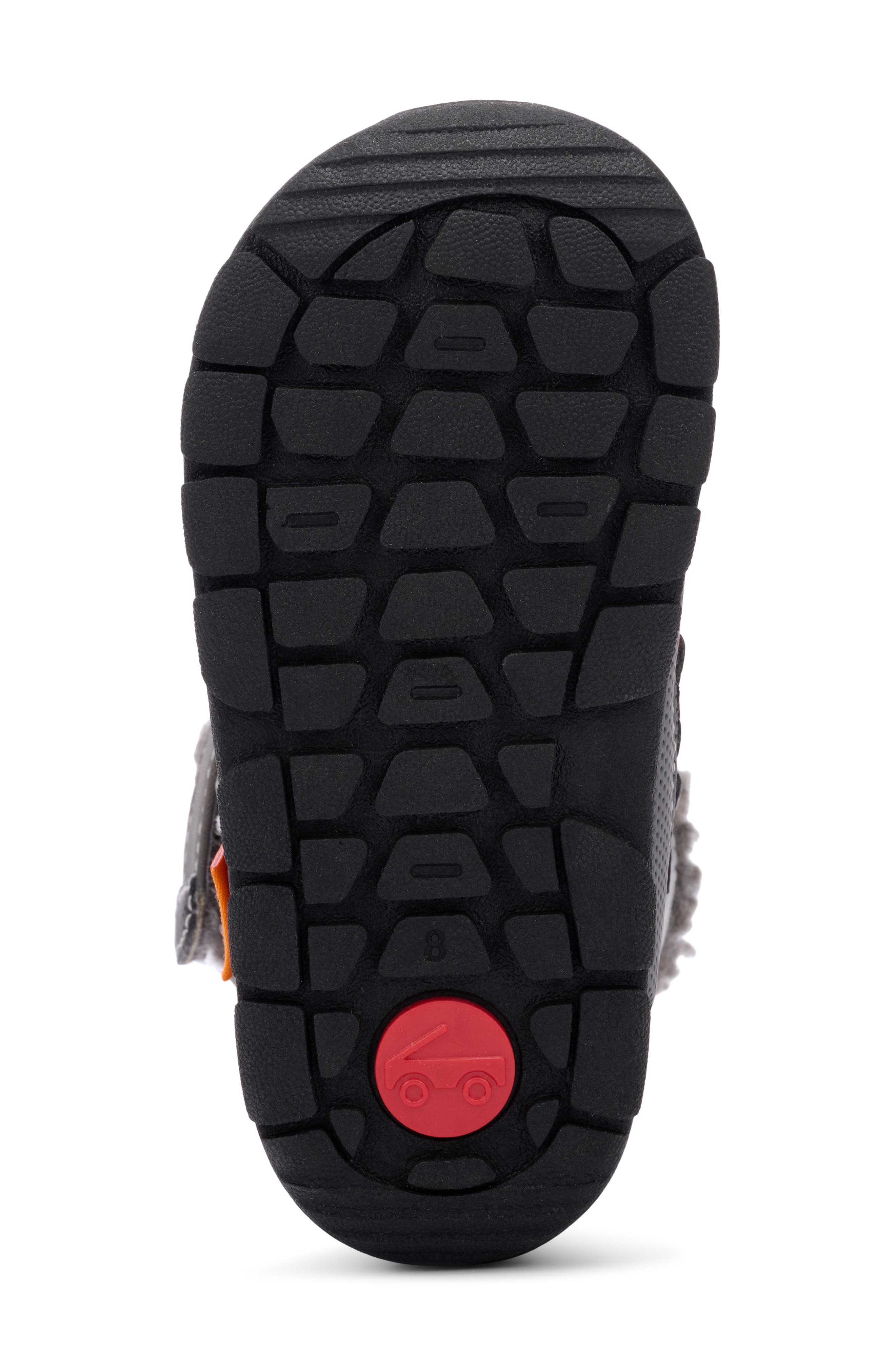 See Kai Run Kids' Gilman Waterproof Snow Boot, Alternate, color, Gray/ Orange