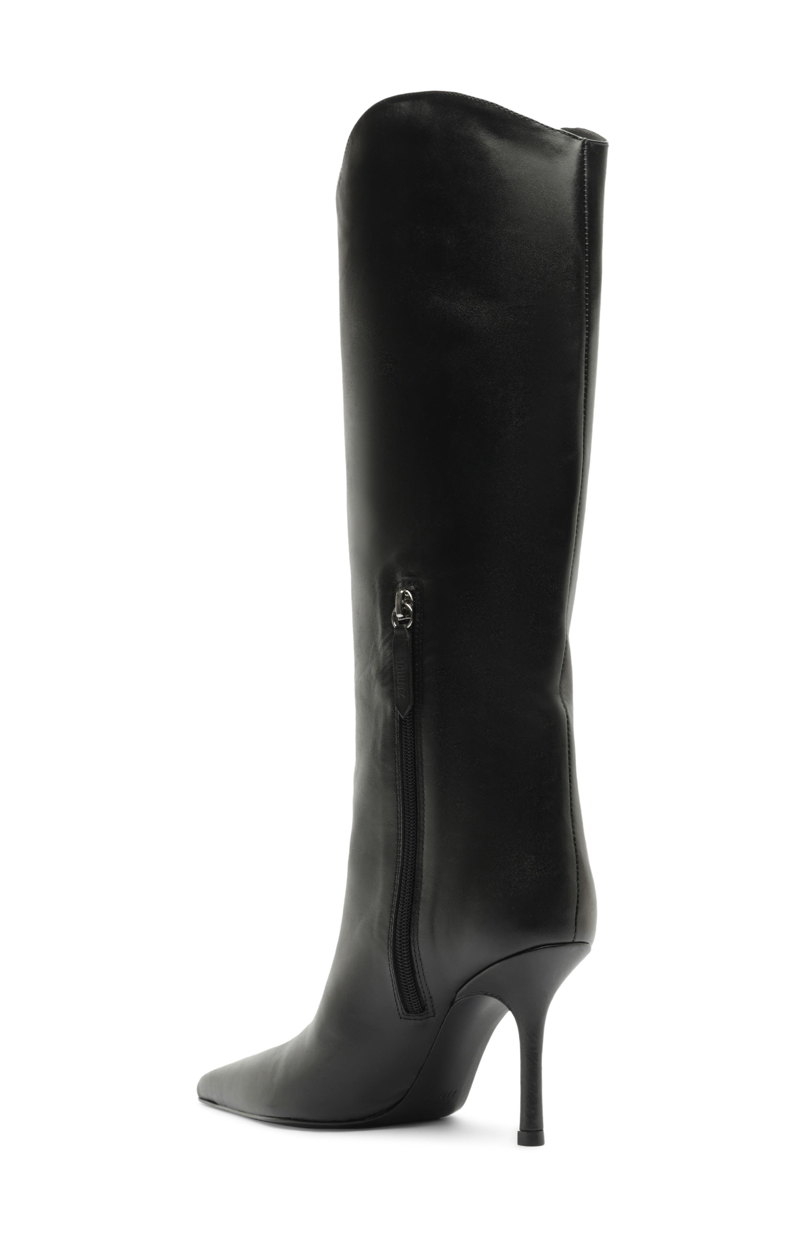 Mary Ellen Knee High Boot, Alternate, color, BLACK