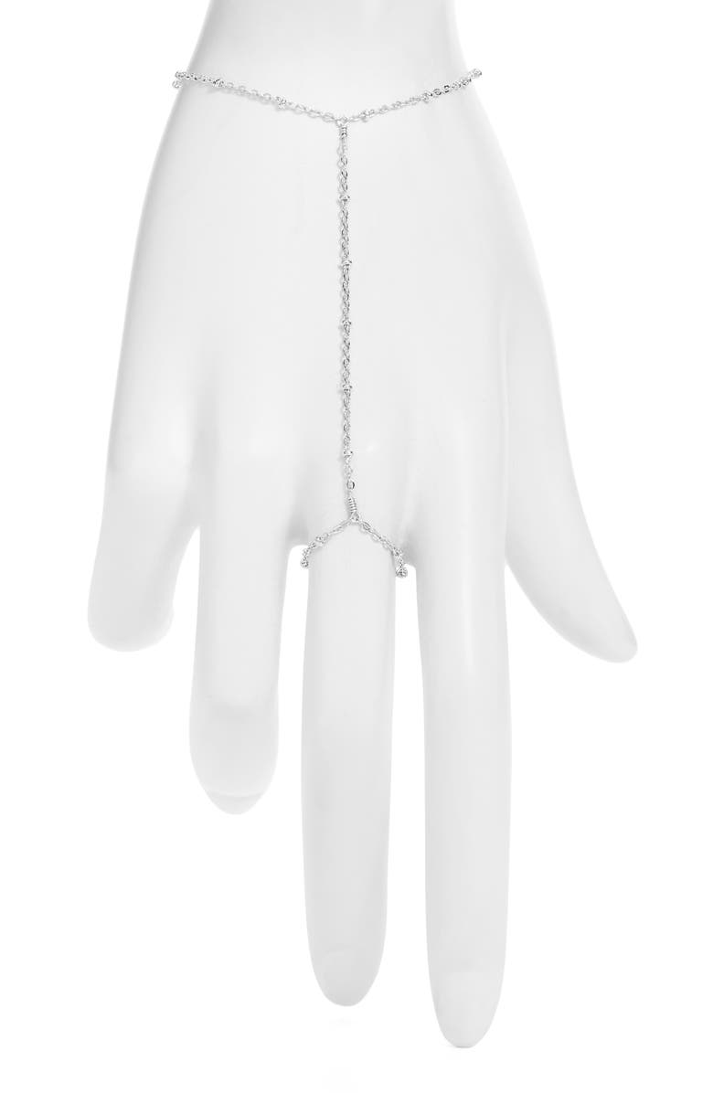 VIDAKUSH Hand Chain, Main, color, Silver