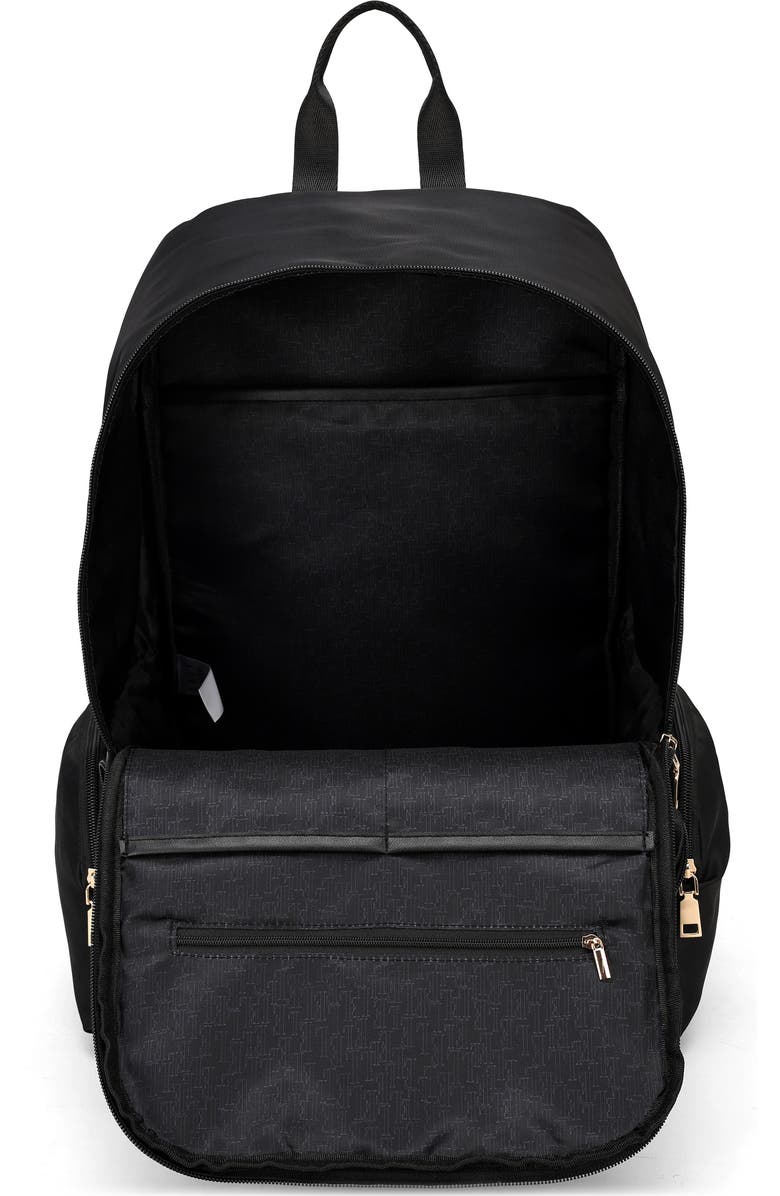 ELLE Rendezvous 25L Twill Backpack, Alternate, color, Black