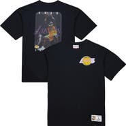 Mitchell & Ness Men's Mitchell & Ness Shaquille O'Neal Black Los Angeles Lakers Hardwood Classics NBA Legends T-Shirt