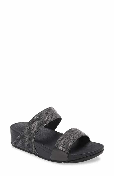 FitFlop Lulu Glitz Slide Sandal
