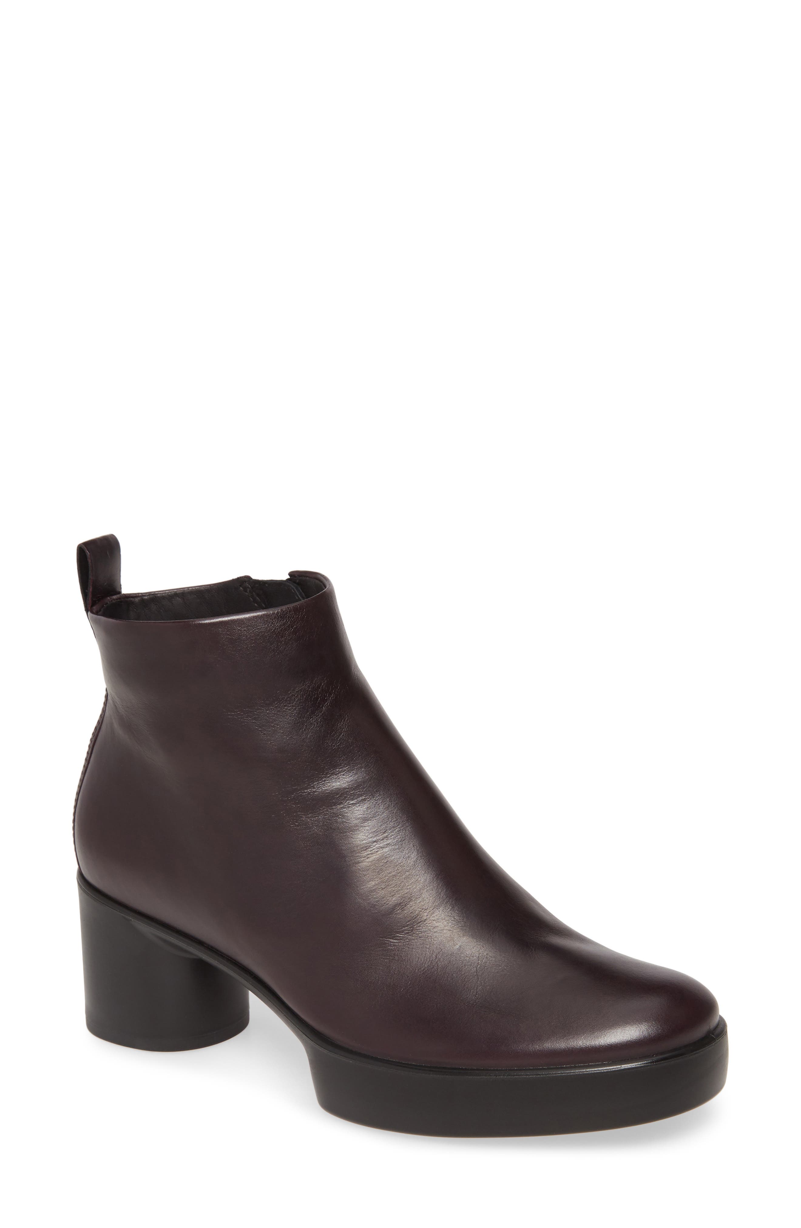 Motion 35 Platform Bootie, Main, color, FIG LEATHER