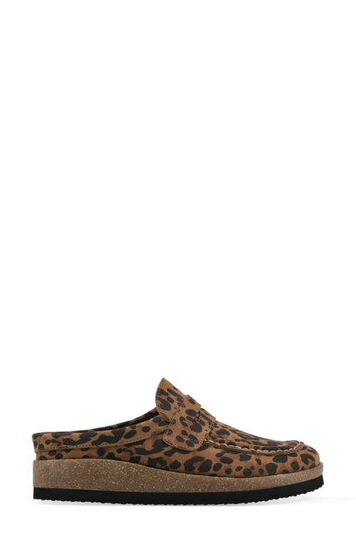 White Mountain Footwear Brinlee Clog In Animal Print