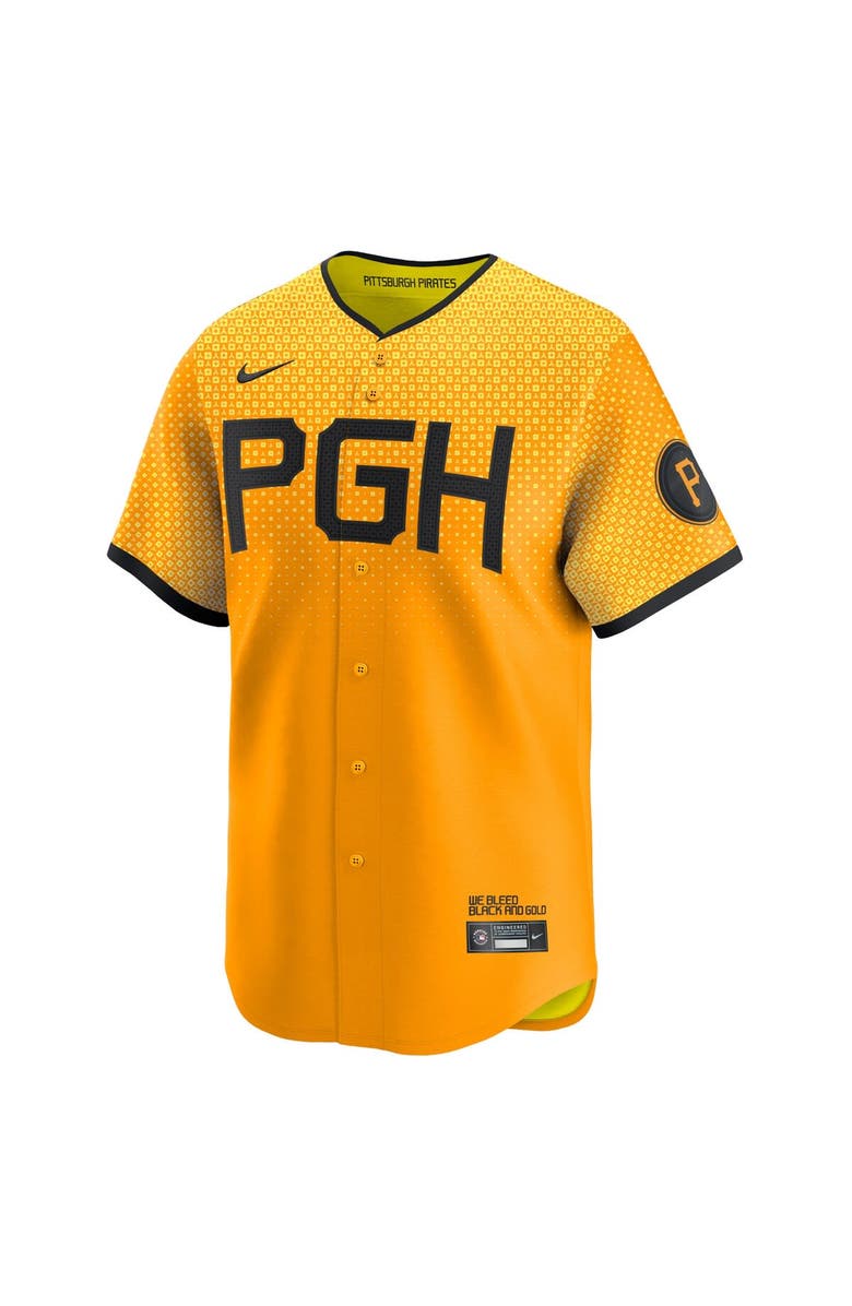 Nike Men's Nike Bryan Reynolds Gold Pittsburgh Pirates City Connect Limited Player Jersey, Alternate, color, Gold
