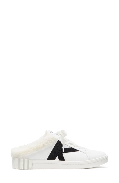 Kate Spade New York Signature Faux Fur Lined Mule Sneaker