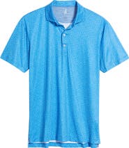 johnnie-O Plumeria Floral Featherweight Performance Polo
